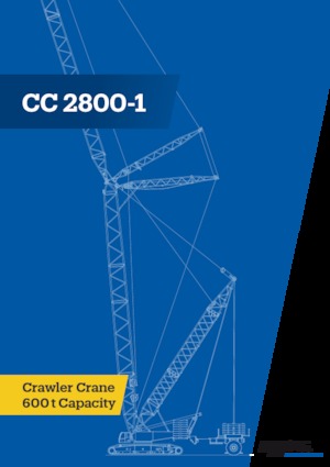 Macarale pe șenile - braț cu zăbrele Demag CC 2800-1