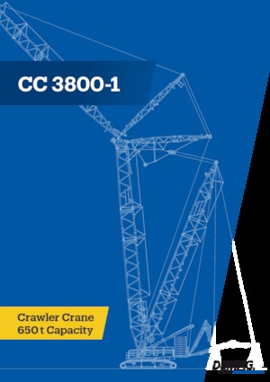 Macarale pe șenile - braț cu zăbrele Demag CC 3800-1