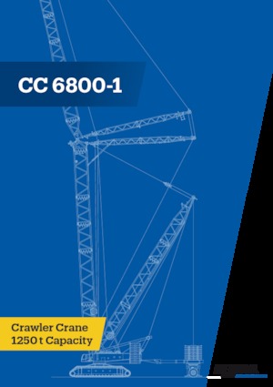 Macarale pe șenile - braț cu zăbrele Demag CC 6800-1