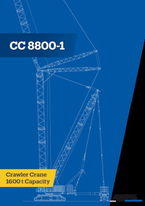 Macarale pe șenile - braț cu zăbrele Demag CC 8800-1