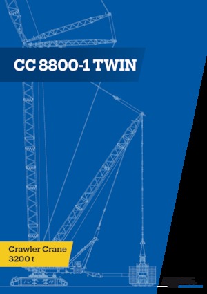 Macarale pe șenile - braț cu zăbrele Demag CC 8800-1 TWIN