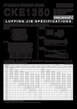 Macarale pe șenile - braț cu zăbrele Kobelco CKE 1350