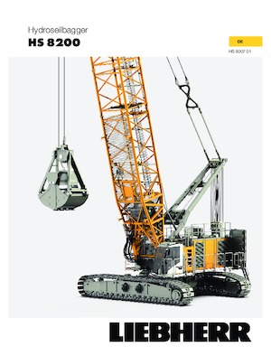 Macarale pe șenile - braț cu zăbrele Liebherr HS 8200