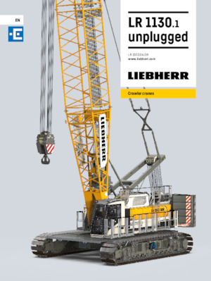 Macarale pe șenile - braț cu zăbrele Liebherr LR 1130.1 Unplugged 