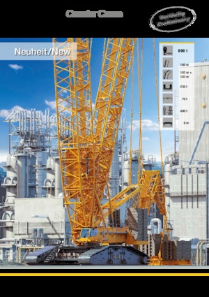 Macarale pe șenile - braț cu zăbrele Liebherr LR 1800-1.0