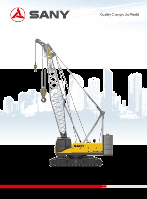 Macarale pe șenile - braț cu zăbrele Sany SCC1000E