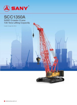 Macarale pe șenile - braț cu zăbrele Sany SCC1350A