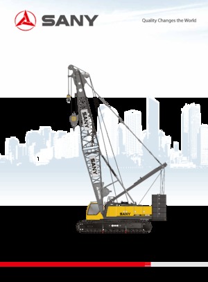 Macarale pe șenile - braț cu zăbrele Sany SCC1800