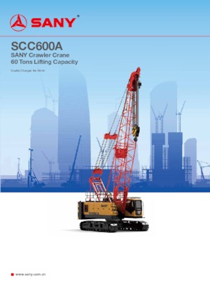 Macarale pe șenile - braț cu zăbrele Sany SCC600A