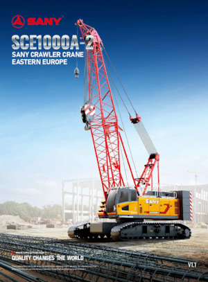 Macarale pe șenile - braț cu zăbrele Sany SCE1000A-2