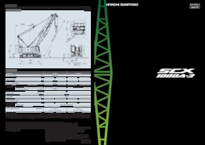 Macarale pe șenile - braț cu zăbrele Hitachi Sumitomo SCX1000A-3