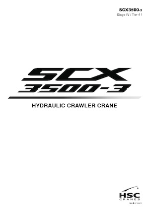 Macarale pe șenile - braț cu zăbrele Hitachi Sumitomo SCX3500-3