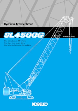 Macarale pe șenile - braț cu zăbrele Kobelco SL4500G