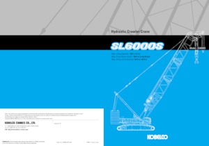 Macarale pe șenile - braț cu zăbrele Kobelco SL6000S
