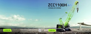 Macarale pe șenile - braț cu zăbrele Zoomlion ZCC1100H