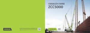 Macarale pe șenile - braț cu zăbrele Zoomlion ZCC5000