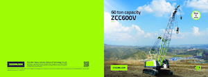 Macarale pe șenile - braț cu zăbrele Zoomlion ZCC600V