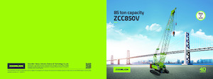 Macarale pe șenile - braț cu zăbrele Zoomlion ZCC850V