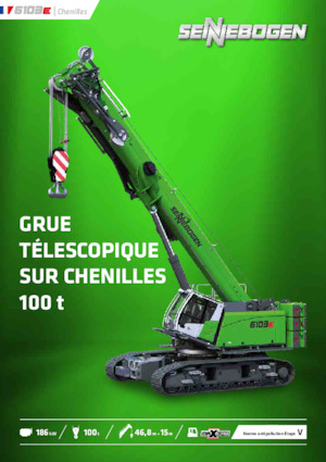 Macarale pe șenile - braț telescopic Sennebogen 6103 E