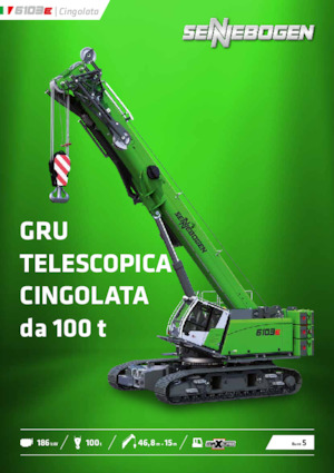 Macarale pe șenile - braț telescopic Sennebogen 6103 E
