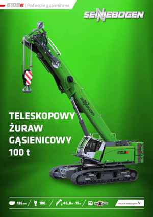 Macarale pe șenile - braț telescopic Sennebogen 6103 E