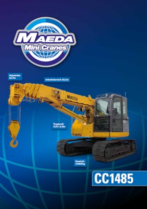 Macarale pe șenile - braț telescopic Maeda CC 1485