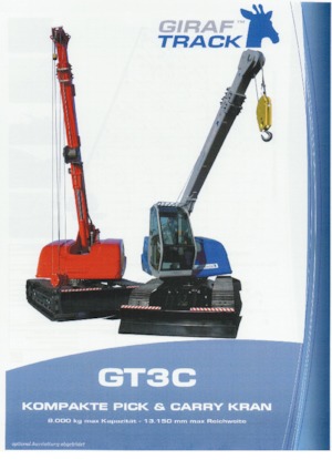 Macarale pe șenile - braț telescopic GirafTrack GT 3 C