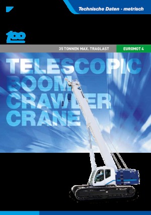 Macarale pe șenile - braț telescopic Tadano GTC-350