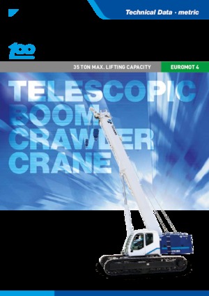 Macarale pe șenile - braț telescopic Tadano GTC-350
