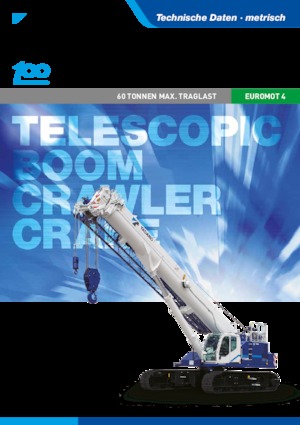 Macarale pe șenile - braț telescopic Tadano GTC-600