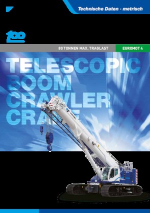 Macarale pe șenile - braț telescopic Tadano GTC-800