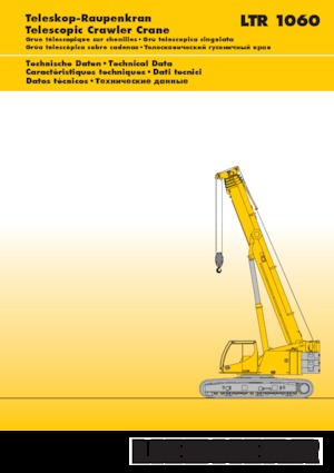 Macarale pe șenile - braț telescopic Liebherr LTR 1060