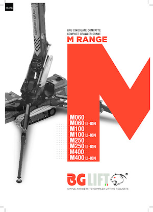 Macarale pe șenile - braț telescopic BG Lift M 100