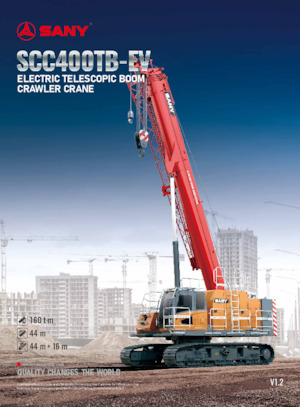 Macarale pe șenile - braț telescopic Sany SCC400TB-EV