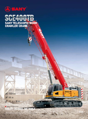 Macarale pe șenile - braț telescopic Sany SCE400TB 