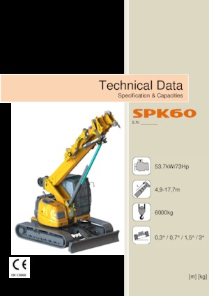 Macarale pe șenile - braț telescopic Jekko SPK60