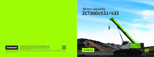 Macarale pe șenile - braț telescopic Zoomlion ZCT300V532
