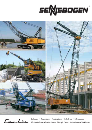 Macarale pe șenile - braț cu zăbrele Sennebogen 6130 HD