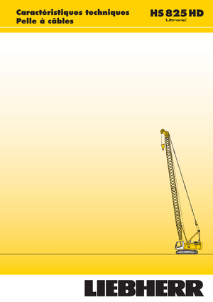 Macarale pe șenile - braț cu zăbrele Liebherr HS 825 HD Litr.