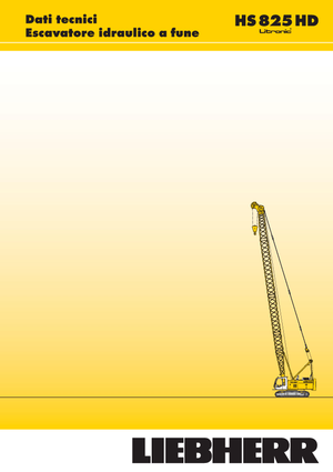 Macarale pe șenile - braț cu zăbrele Liebherr HS 825 HD Litr.