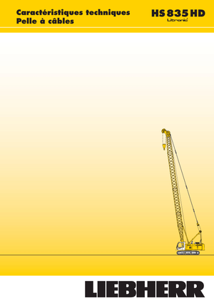 Macarale pe șenile - braț cu zăbrele Liebherr HS 835 HD Litr.