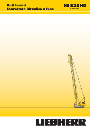 Macarale pe șenile - braț cu zăbrele Liebherr HS 835 HD Litr.