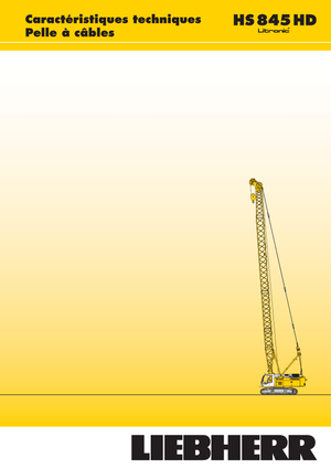 Macarale pe șenile - braț cu zăbrele Liebherr HS 845 HD Litr.