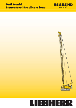 Macarale pe șenile - braț cu zăbrele Liebherr HS 855 HD Litr.