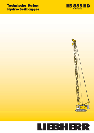 Macarale pe șenile - braț cu zăbrele Liebherr HS 855 HD Litr.