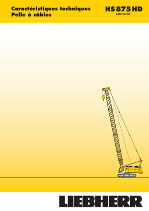 Macarale pe șenile - braț cu zăbrele Liebherr HS 875 HD Litr.