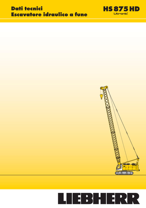 Macarale pe șenile - braț cu zăbrele Liebherr HS 875 HD Litr.