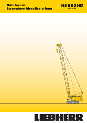 Macarale pe șenile - braț cu zăbrele Liebherr HS 885 HD Litr.