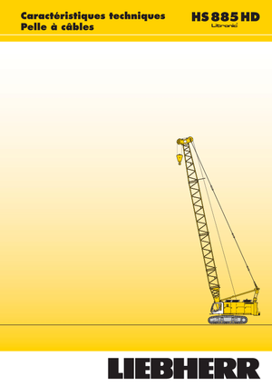 Macarale pe șenile - braț cu zăbrele Liebherr HS 885 HD Litr.