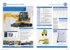 Macarale pe șenile - braț telescopic Maeda LC 785